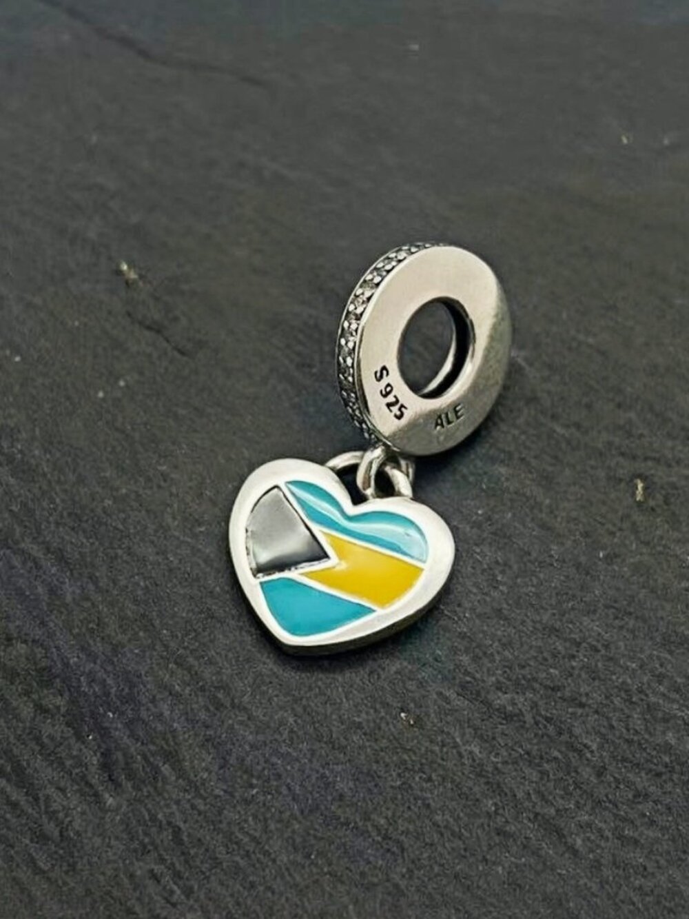 Pandora bahamas flag Exclusive Charm Sterling Silver Dangle Charm Jewelry